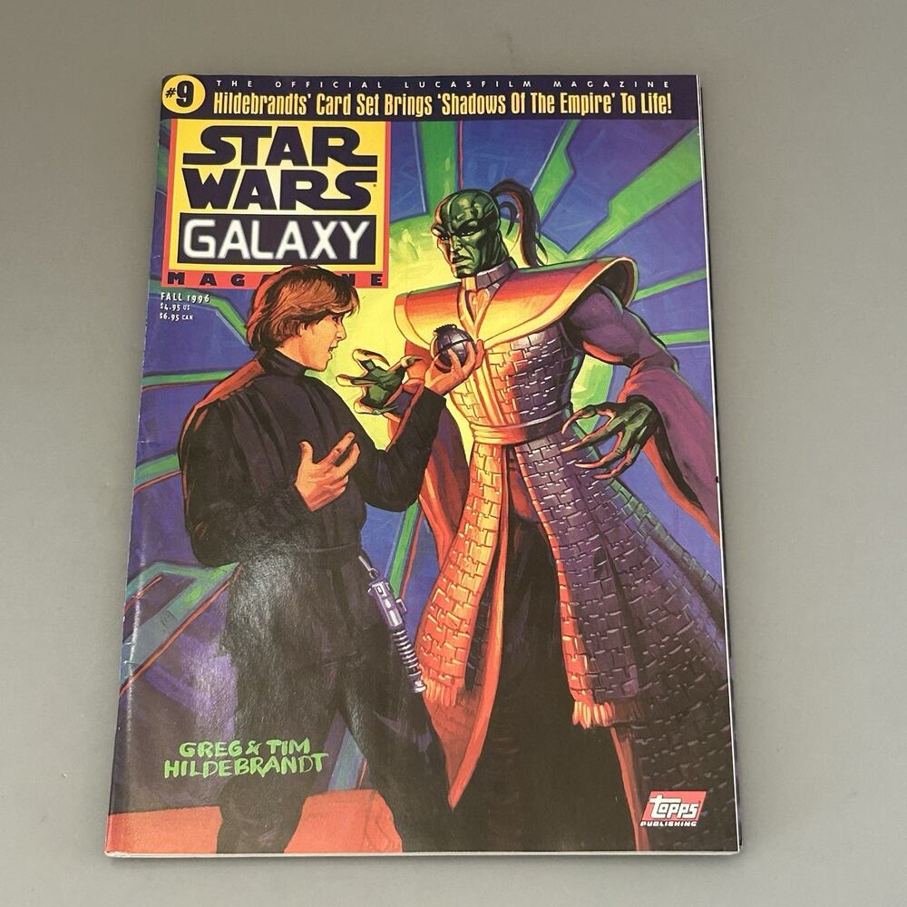 Topps Star Wars Galaxy Magazine Issue #9 with Poster 1996 NO CARDS